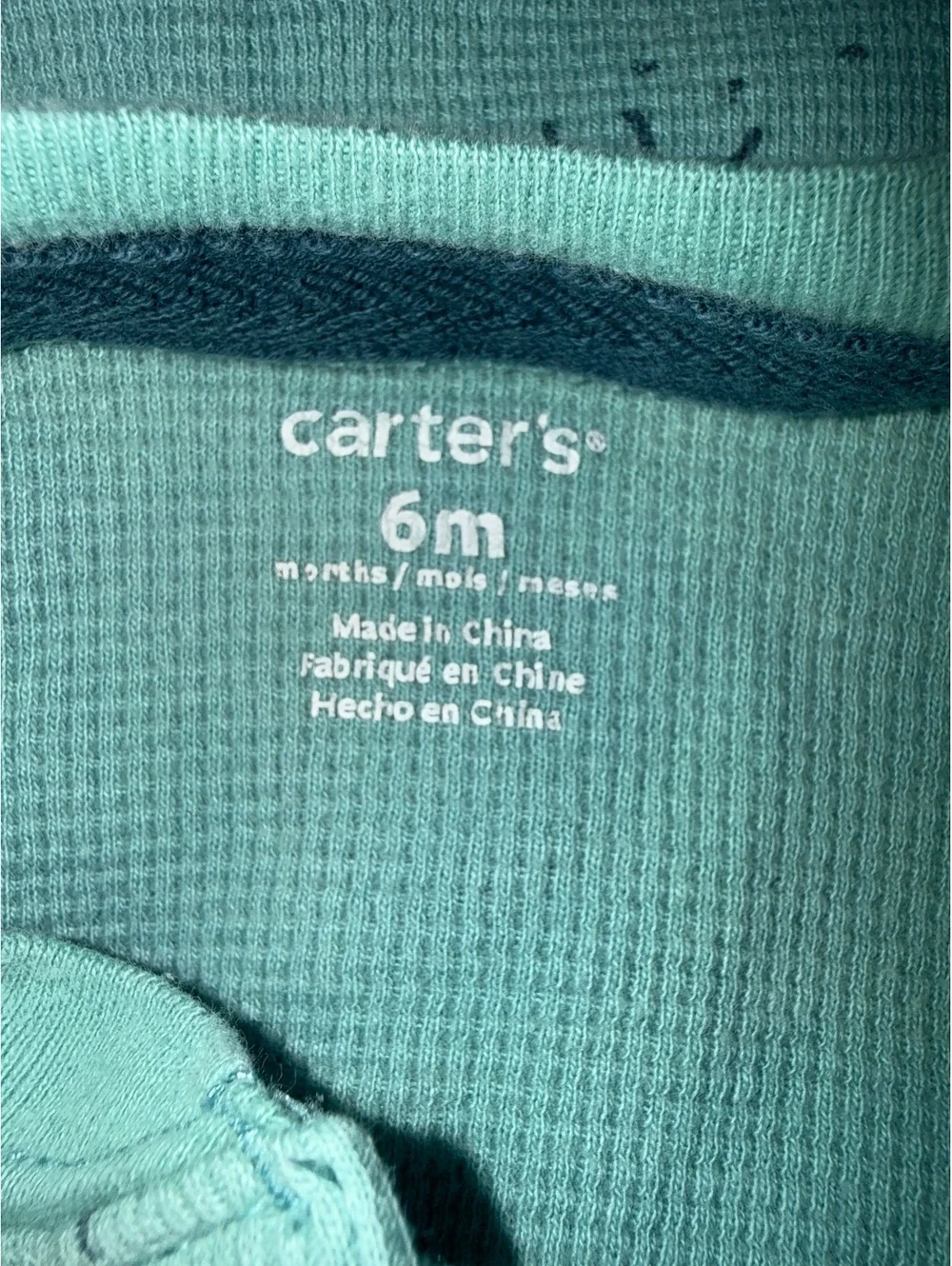 Carter's Baby Boys 6 Months Long Sleeve Dinosaur Bodysuit